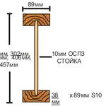 Деревянная двутавровая балка - balka.od.ua