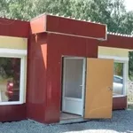 Бытовки, павильоны, дачные домики, мафы. Помощь в оформлении места.