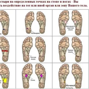 Пластыри для стоп выводят шлаки и токсины,  чисткА лимфы, лечат пада