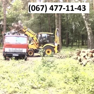 Планировка участка,  землеройные работы Одесса. Рытье траншей,  ям,  котл