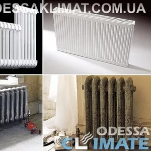 Купить радиаторы в Одессе стальные - биметаллические – алюминиевые 