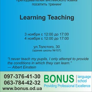 Learning Teaching!