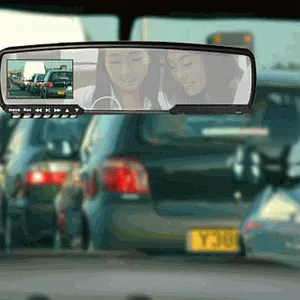 Зеркало заднего вида с двумя скрытыми камерами – обзор дороги и салона