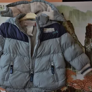 Куртка зимняя BoBoli,  размер 80см/12мес.,  б/у