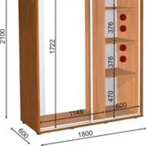 шкаф купе 180 60 210