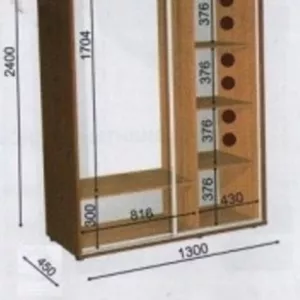 шкаф купе 130 45 240