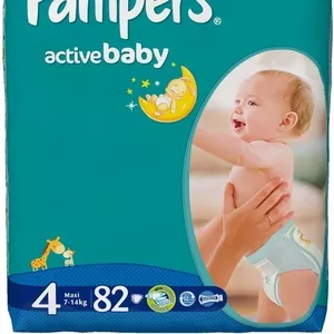  Pampers Active Baby GIANT PACK Подгузники