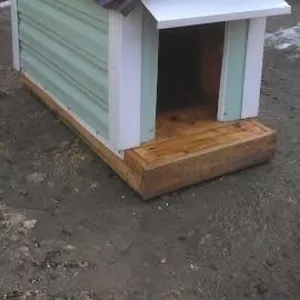 Утеплённая будка для собаки