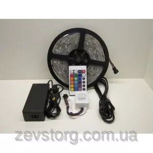 Светодиодная лента многоцветная RGB 3528 60 LED 5 м