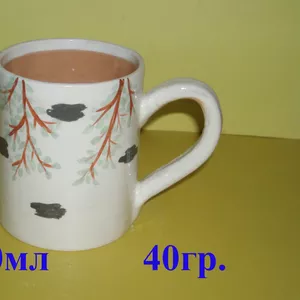 Чашка из глины 