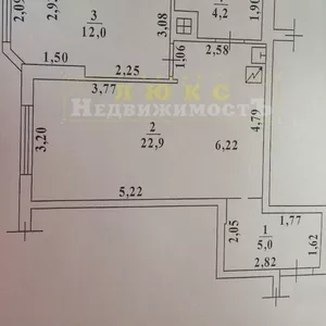 Продам однокомнатную квартиру 44м ЖК Радужный 1