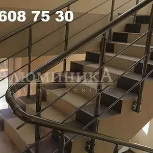 Перила ограждения из анодированного алюминия