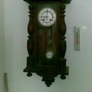 Продам старинные настенные часы Густав Беккер