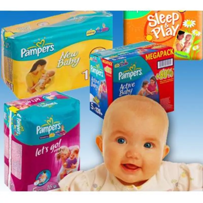 ПРОДАМ ОПТОМ ПОДГУЗНИКИ PAMPERS HUGGIES 