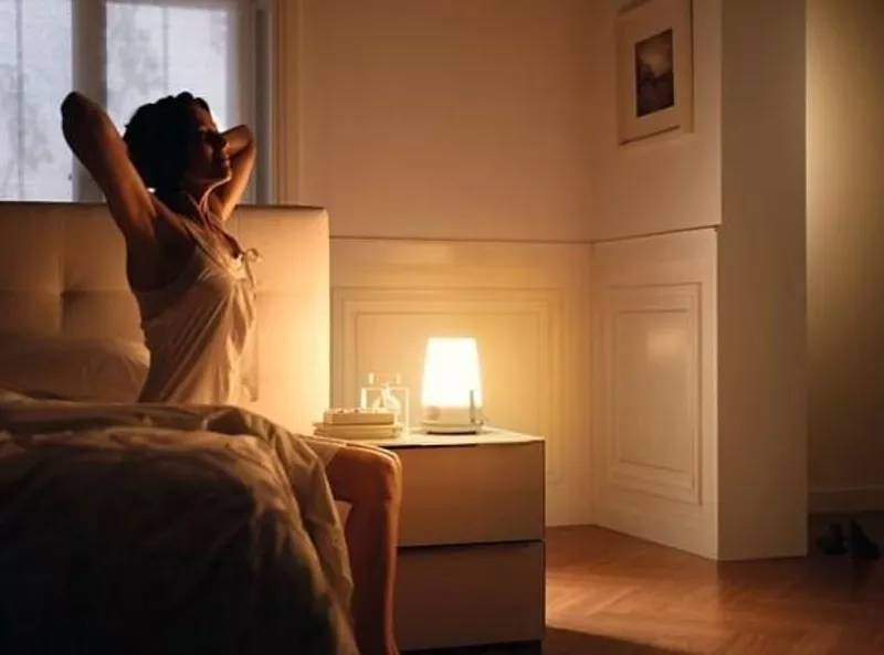 Световой будильник philips wake-up light 7