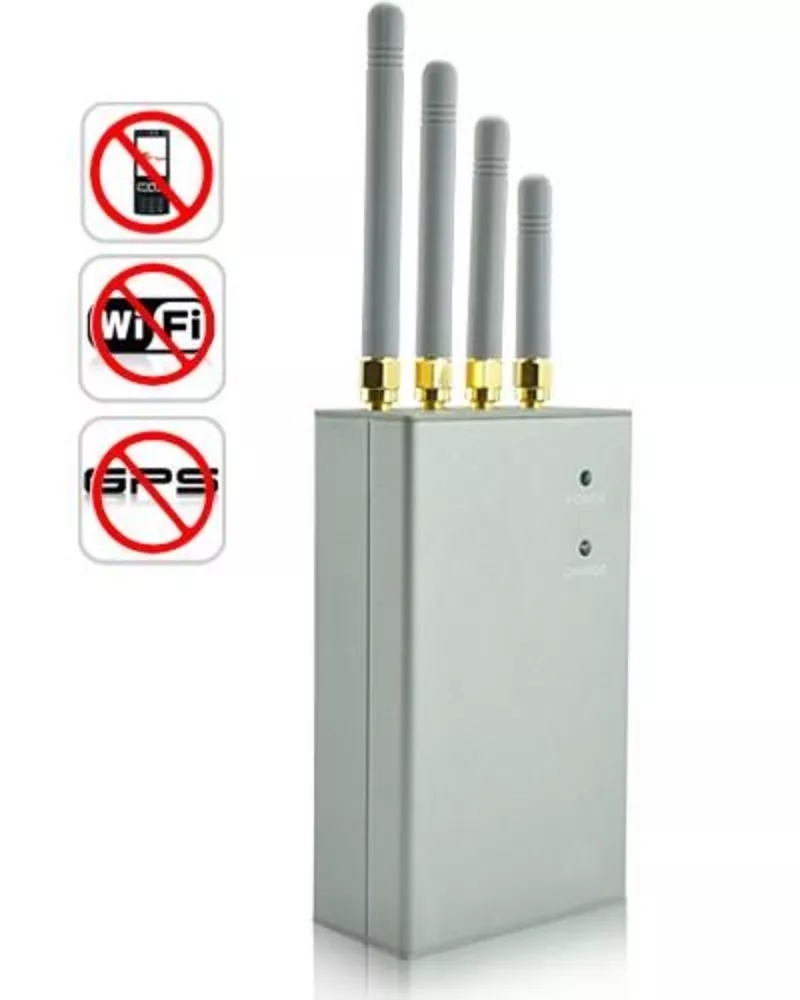 GSM,  CDMA,  3G,  GPS Глушилка - подавитель сигнала на 20м