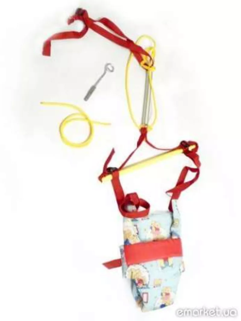“Прыгунки 3 в 1  +  вожжи ”   Подарочный набор для новорожденных  295г 2