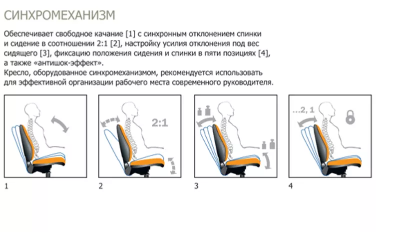 Кресла для персонала EVOLUTION,  Компьютерное кресло. 3