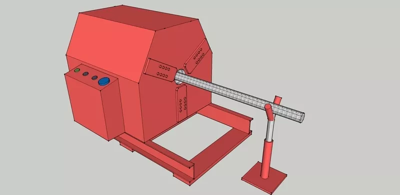 Станок для изготовления витой трубы.