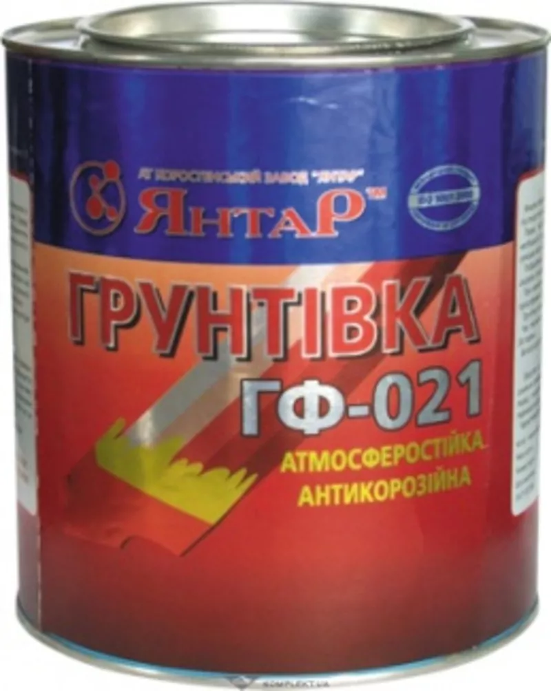 Грунт ГФ-021 кр-кор.0, 9кг Янтарь