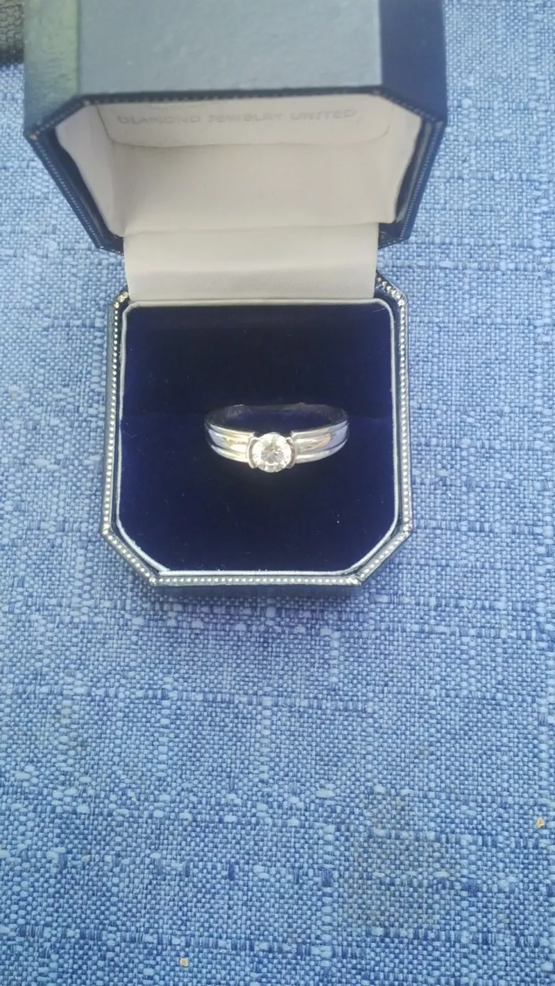 Кольцо Tiffany (копия) с бриллиантом 0, 56к 2