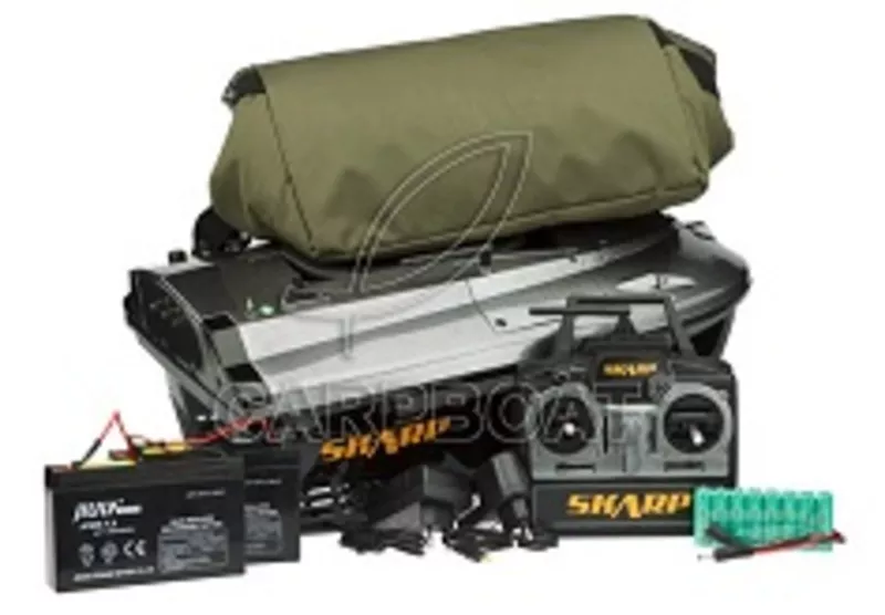 Кораблик для прикормки Carpboat Skarp Carbon 2, 4GHz NEW  5