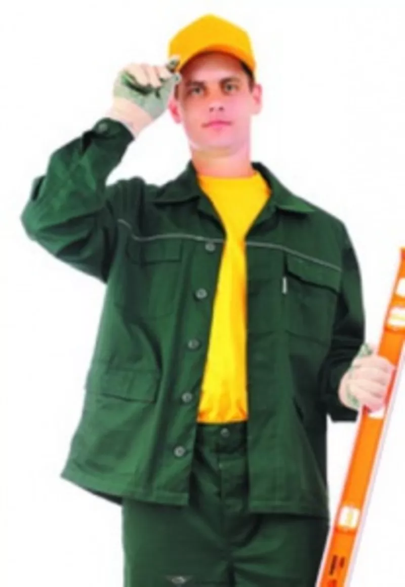 Куртка ЛИДЕР-1,  смесовая,  зеленая