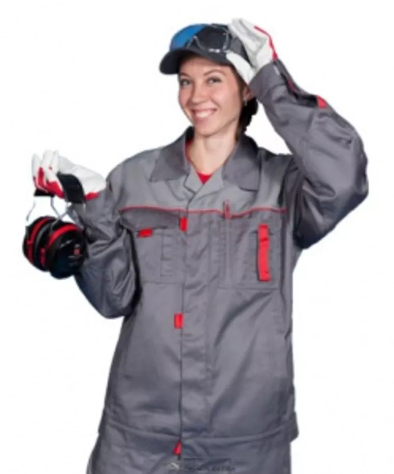 Куртка СИТИ-МАСТЕР,  тк.Zibo (65%п/э+35%х/б),  серый/св.серый
