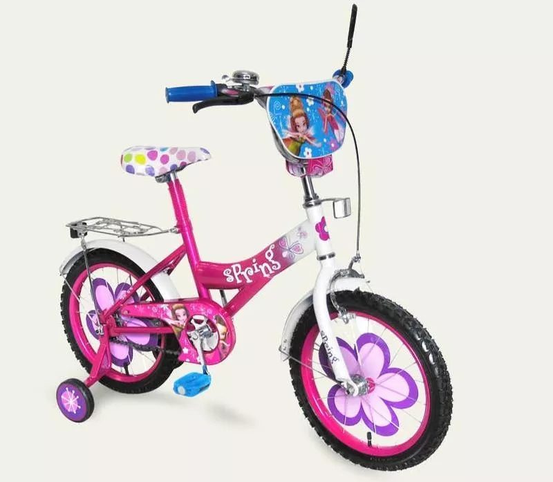  Велосипед 16 дюймов для девочки Новый