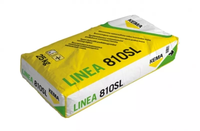 LINEA 810 SL 25кг -Швидкотвердіюча самовирівнювальна суміш для н