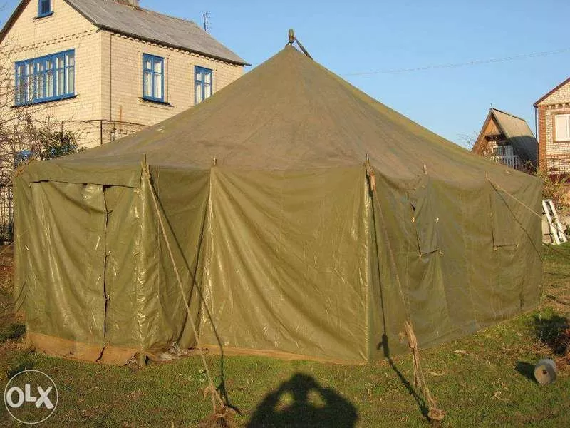 брезентовые,  навесы,  палатки армейские, тенты, пошив 4