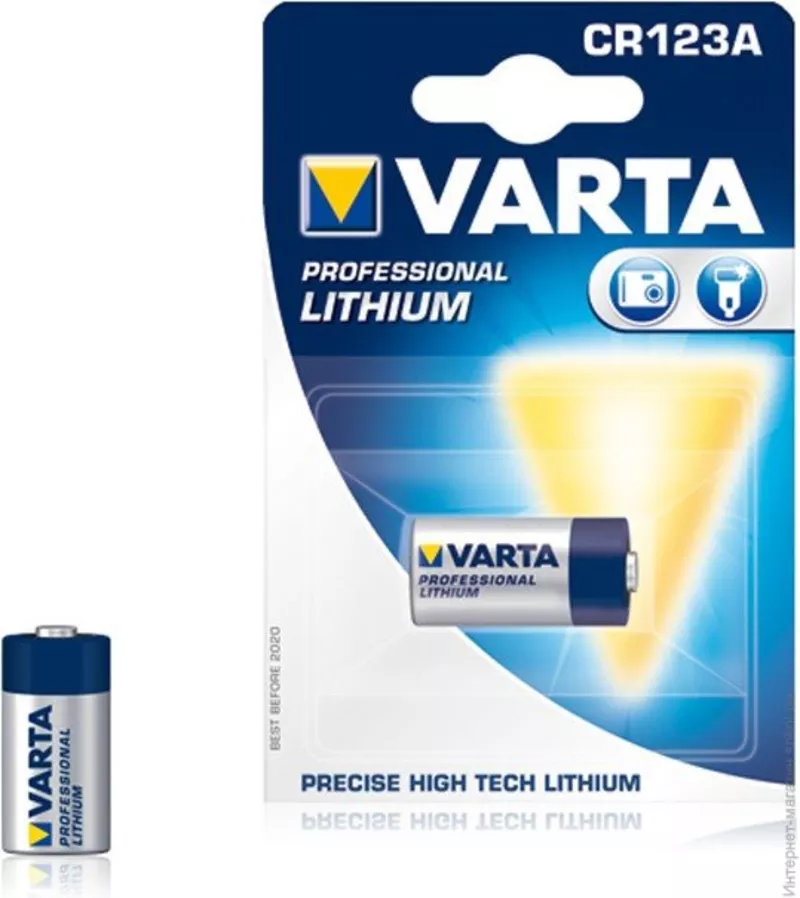 Батарейка CR123A Varta Lithium 2