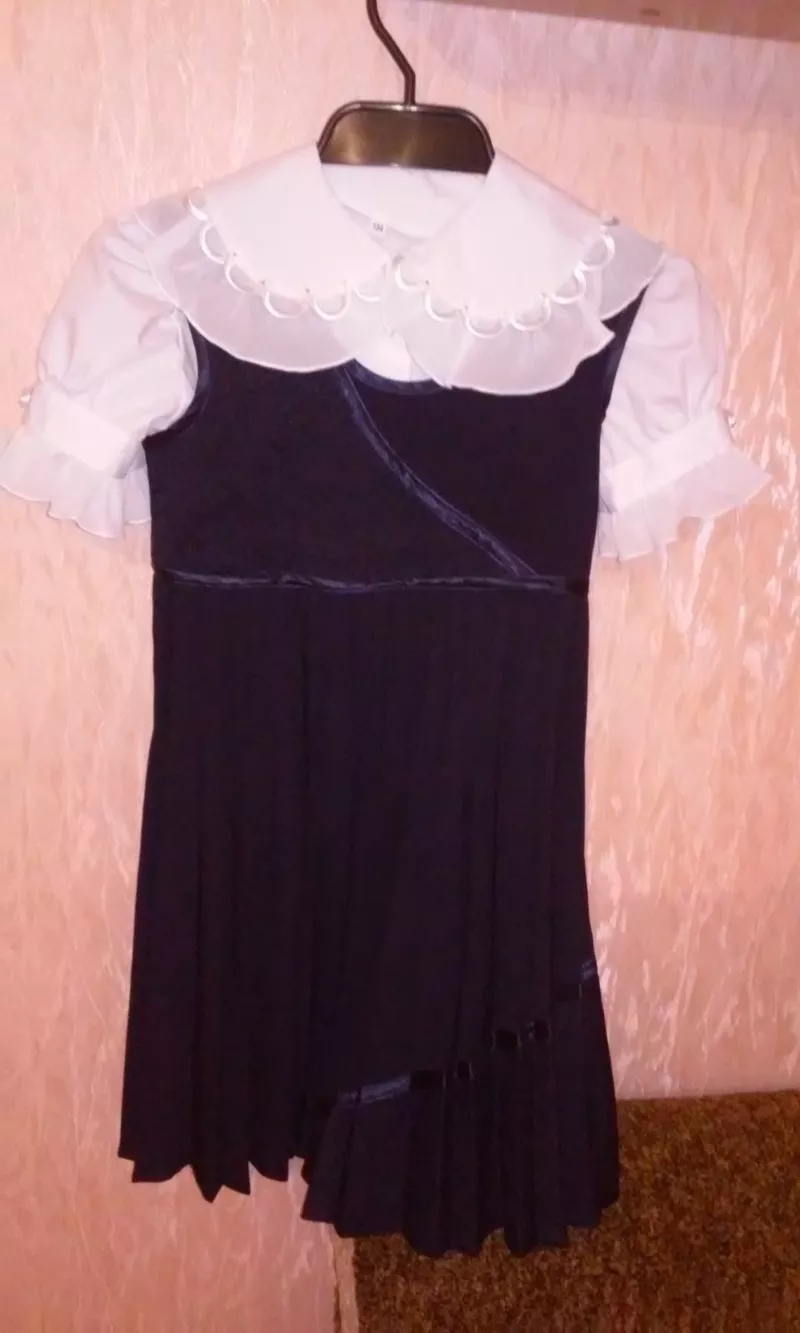Продам бу школьный сарафан + блузка (Одесса)  3
