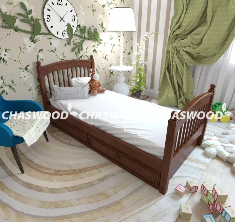 Кровать Тесса из натурального дерева