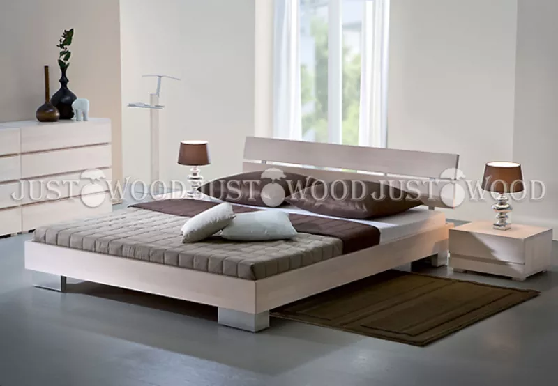 двухспальная кровать Голдэн натуральное дерево