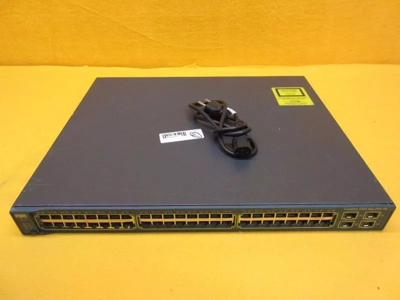 Cisco Catalyst WS-C3560-48PS-S свитч 48 PoE +4 FSP-Gig Коммутатор 3560