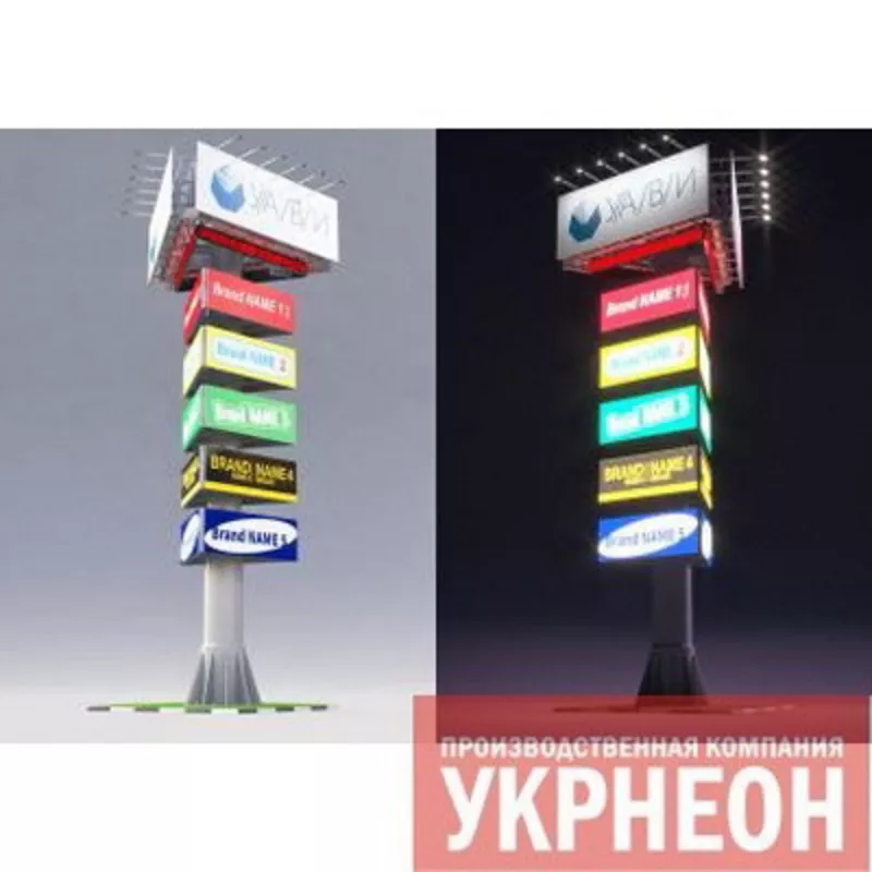 Наружная реклама в Одессе не дорого 2