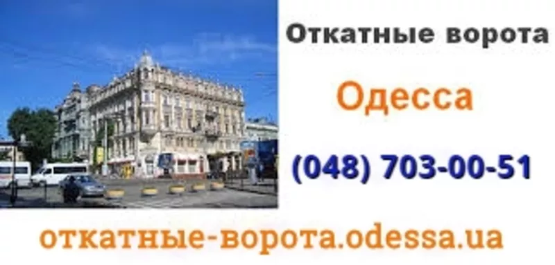 Ворота откатные въездные купить в Одессе 9