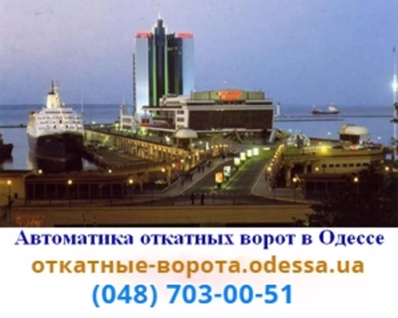 Ворота откатные въездные купить в Одессе 13