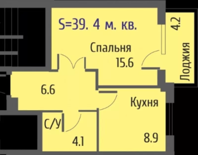 1к квартира в сданном доме премиум класса 2