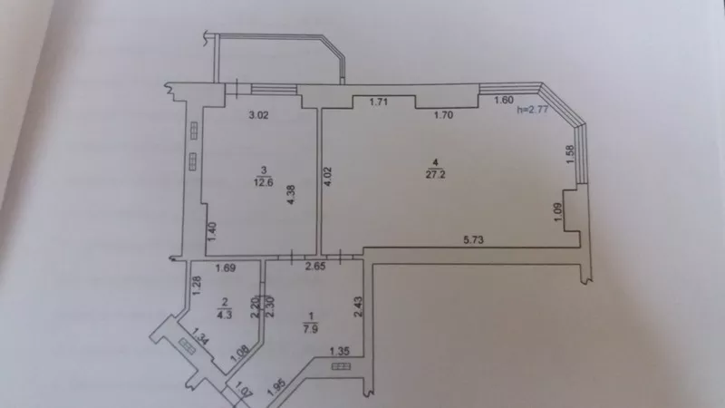 Продам 1-комнатную квартиру в г.Черноморск в новом доме