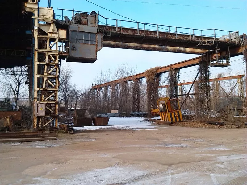 Сдам в аренду открытую площадку с кран-балкой и мостовым краном 4