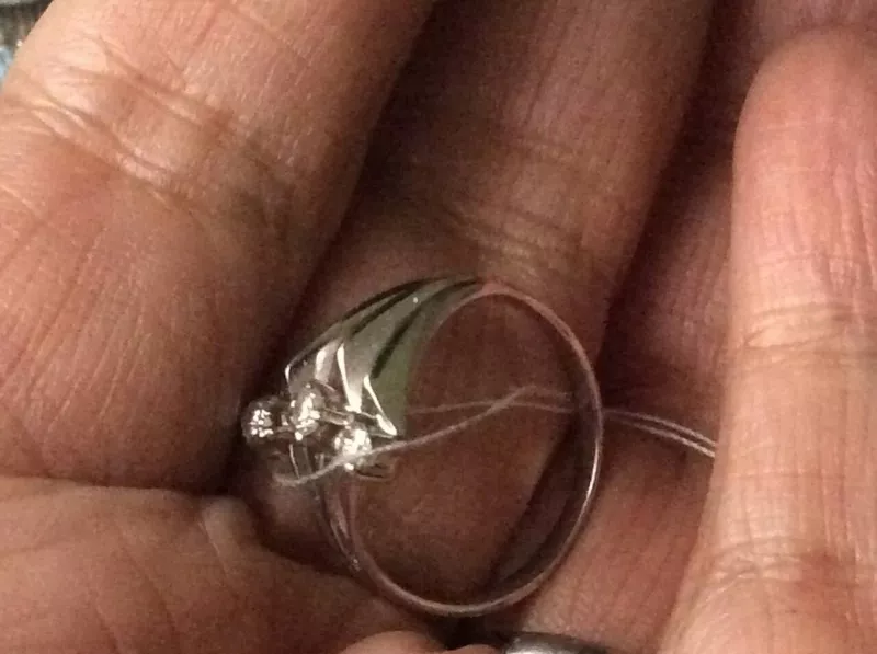 Кольцо с бриллиантами 0. 20 карата  5