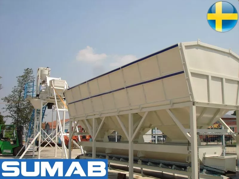 Мини стационарный бетонный завод SUMAB T-15 