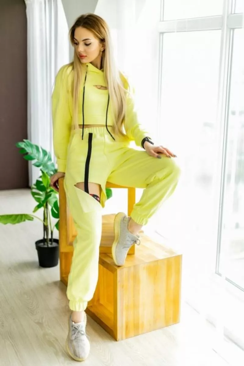 Продается лимонный костюм женский летний «LOOP» 3