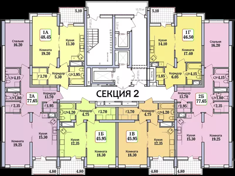 Продам 1 комн. квартиру в строящемся ЖК АВРОРА ул. Героев Крут 4