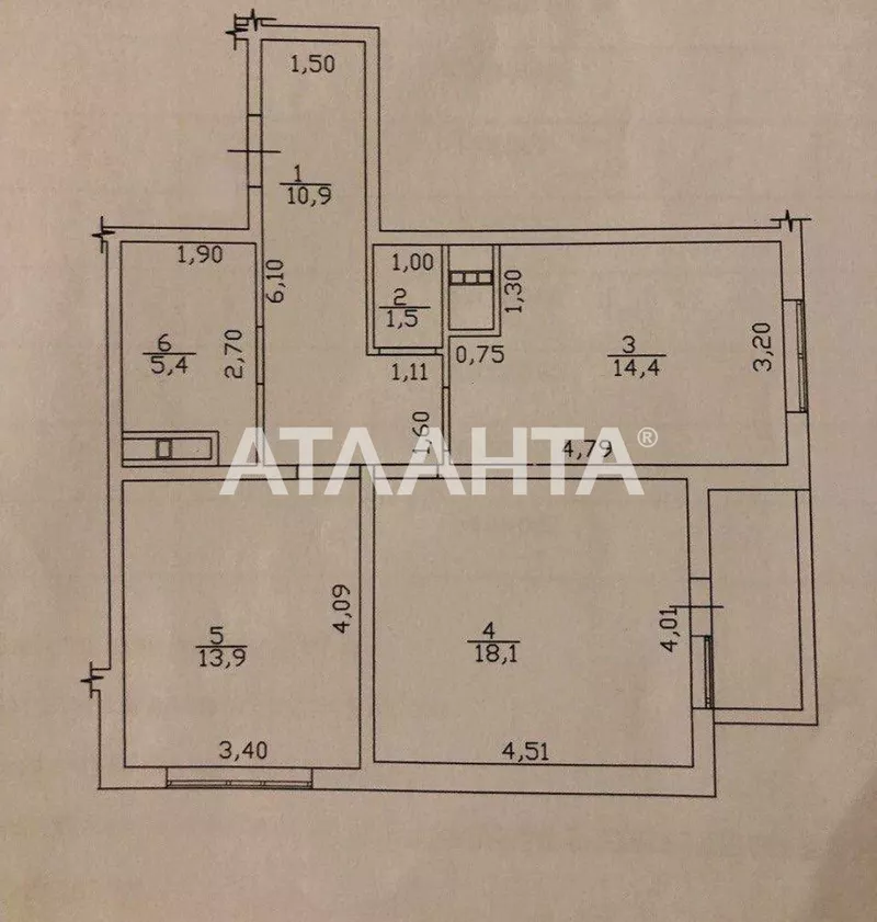 Продаю 2-х комнатную квартиру в ЖК АЛЬТАИР Киевский р-н,  Таирово. 3