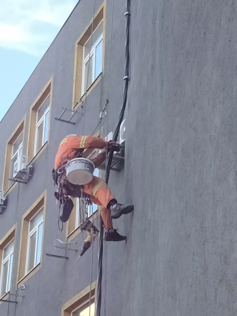 Утепление стен, подъездов, фасадов высотные работы Одесса