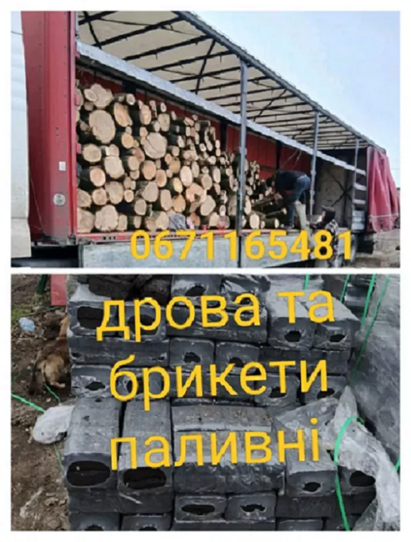 Дрова колоті та неколоті дуб,  граб,  береза  Одеса та область.