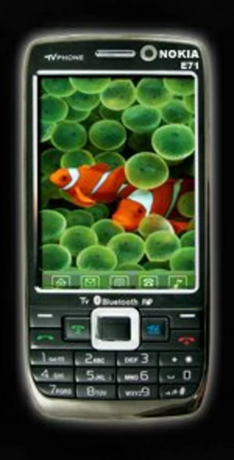 Nokia E71 TV (2 SIM карты,  цветное ТВ,  Java) 1550 грн.